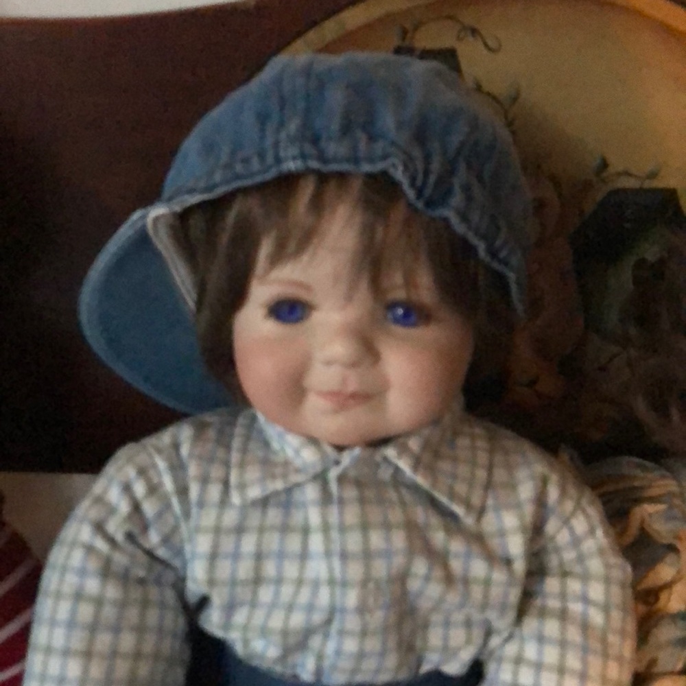 Porcelain lifelike doll